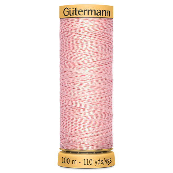 Gutermann Cotton 2538 Baby Pink 100m Reel