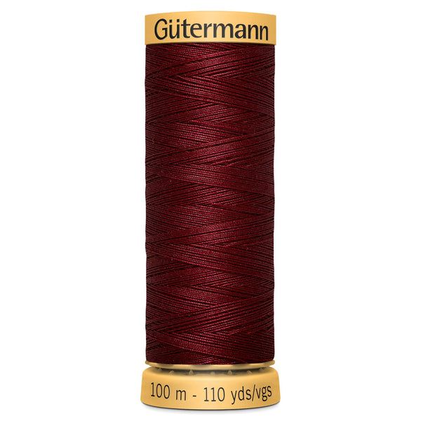 Gutermann Cotton 2643 Deep Red 100m Reel