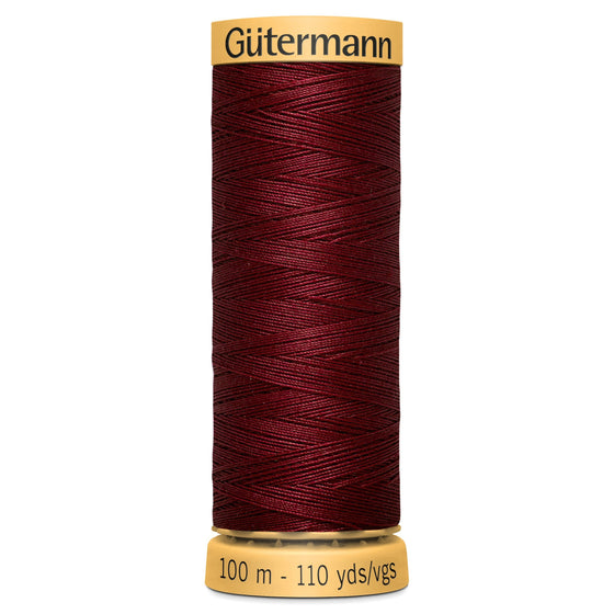 Gutermann Cotton 2643 Deep Red 100m Reel