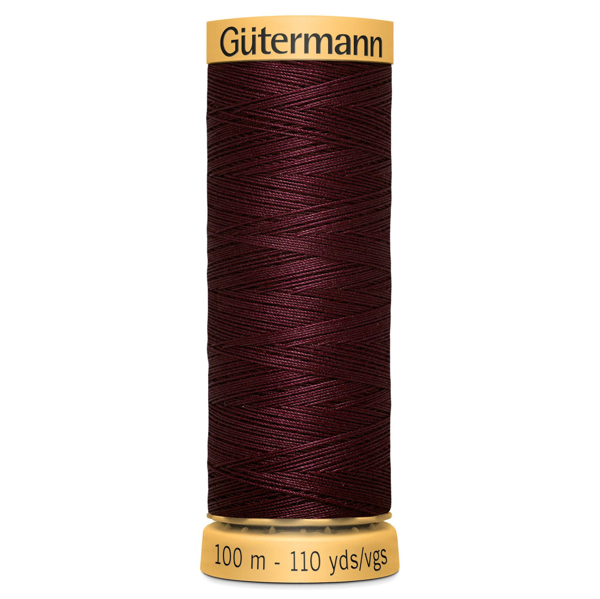 Gutermann Cotton 3032 Aubergine 100m Reel