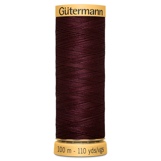 Gutermann Cotton 3032 Aubergine 100m Reel
