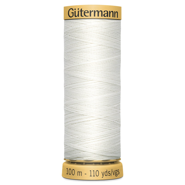 Gutermann Cotton 5709 WHITE 100m Reel