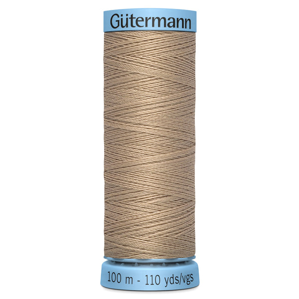 Gutermann Silk 215 Stary Pale Brown 100m Reel
