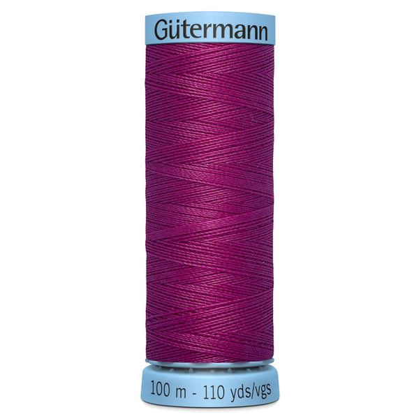 Gutermann Silk 247 Magenta 100m Reel