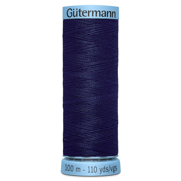 Gutermann Silk 310 Navy 100m Reel