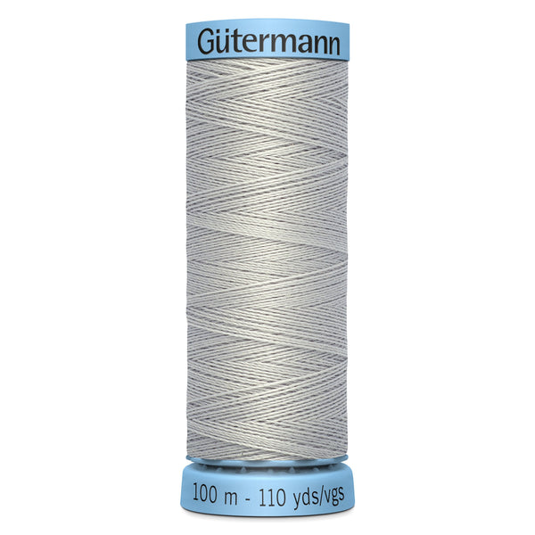 Gutermann Silk 38 Grey 100m Reel