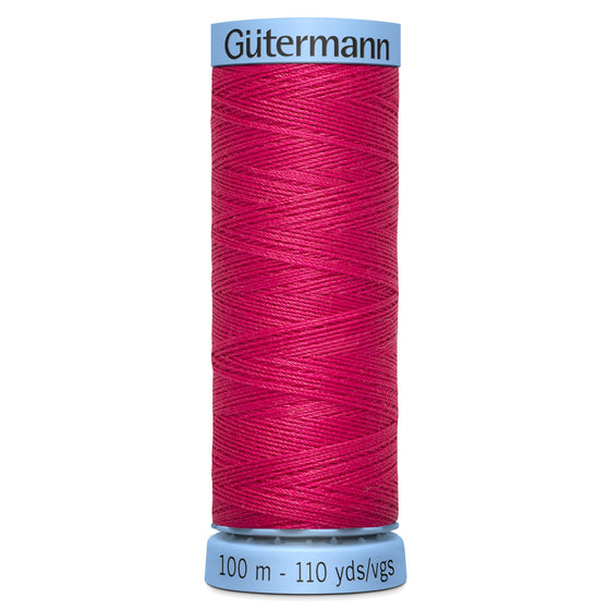 Gutermann Silk 812 Hot Pink 100m Reel