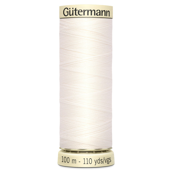 Gutermann Sew All 111 Off White 100m Reel