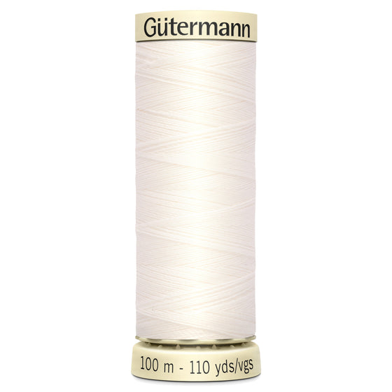 Gutermann Sew All 111 Off White 100m Reel