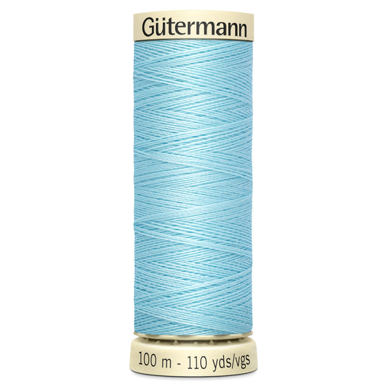 Gutermann Sew All 195 Pale Baby Blue 100m Reel