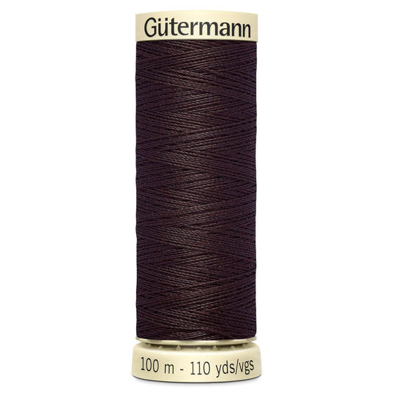 Gutermann Sew All 23 Dark Brown 100m Reel