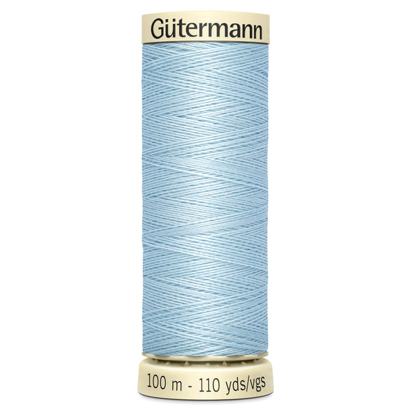 Gutermann Sew All 276 Sky Blue 100m Reel