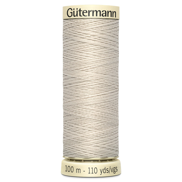 Gutermann Sew All 299 Pale Tan 100m Reel