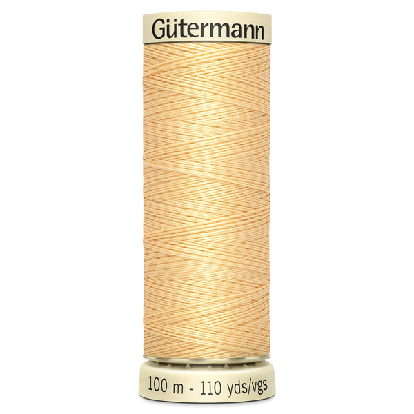 Gutermann Sew All 3 Pale Yellow 100m Reel