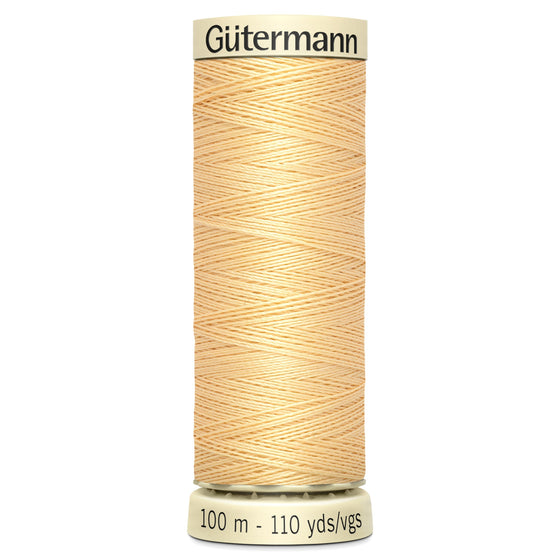 Gutermann Sew All 3 Pale Yellow 100m Reel