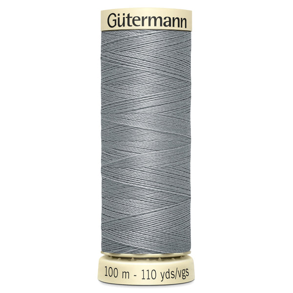 Gutermann Sew All 40 Silver Steel 100m Reel