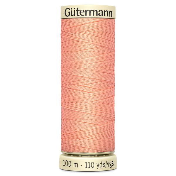 Gutermann Sew All 586 Light Peach 100m Reel