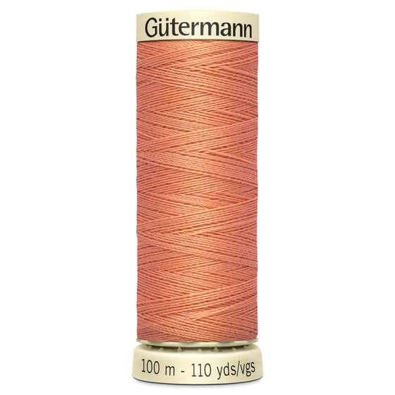 Gutermann Sew All 587 Dark Peach 100m Reel