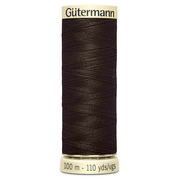 Gutermann Sew All 674 Mocha Brown 100m Reel