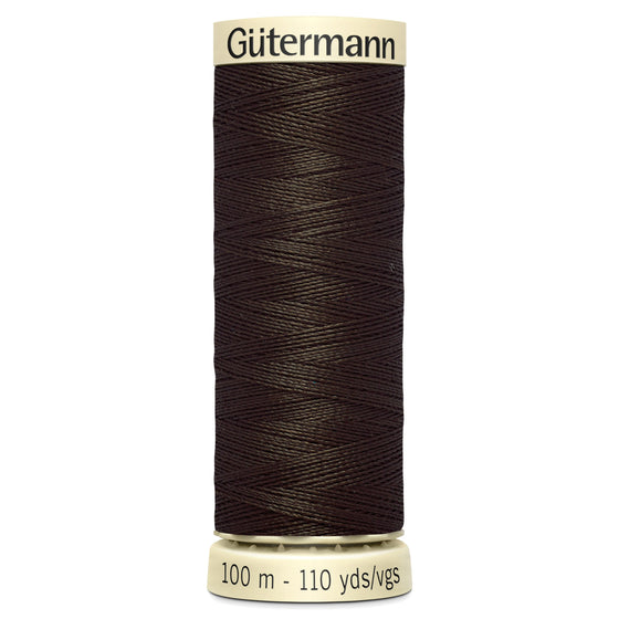 Gutermann Sew All 674 Mocha Brown 100m Reel