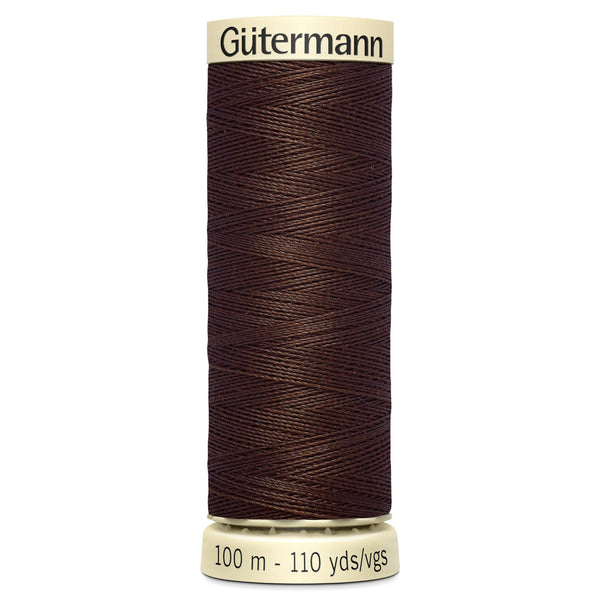 Gutermann Sew All 694 Chocolate Syrup 100m Reel