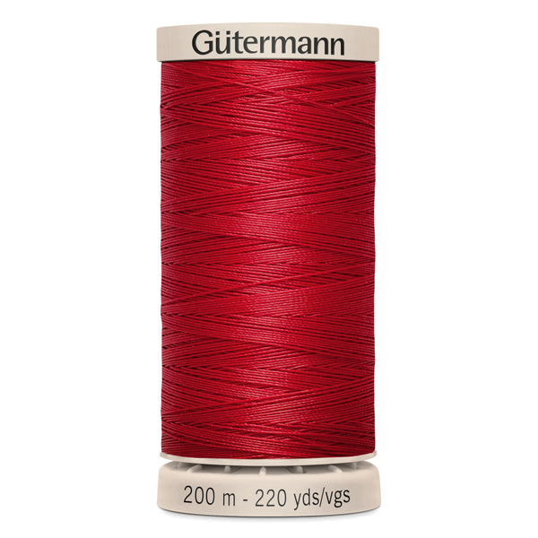 Gutermann Hand Quilting 2074 Deep Red 200m Reel