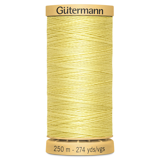 Gutermann Cotton 349 Pale Yellow 250m Reel