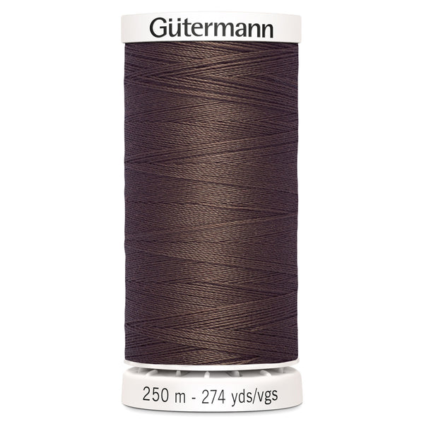 Gutermann Sew All 446 Chestnut Brown 250m Reel