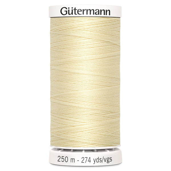 Gutermann Sew All 610 Light Cream 250m Reel