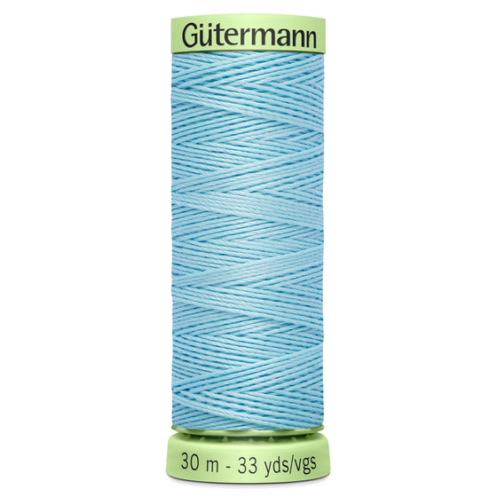 Gutermann Topstitch 195 Pale Baby Blue 30m Reel