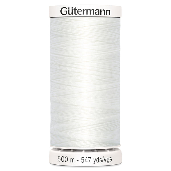Gutermann Sew All 800 WHITE 500m Reel