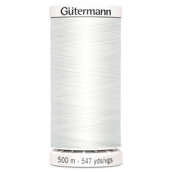 Gutermann Sew All 800 WHITE 500m Reel