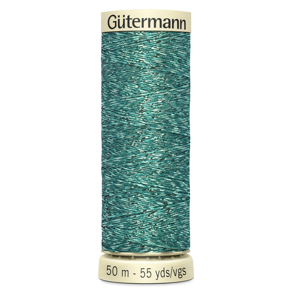 Gutermann Metallic 235 Teal 50m