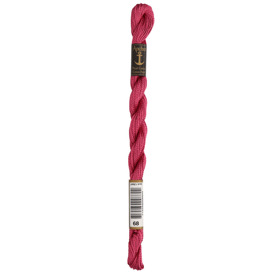 Anchor Pearl 5 Skein 5g (22m) Col.68 Pink