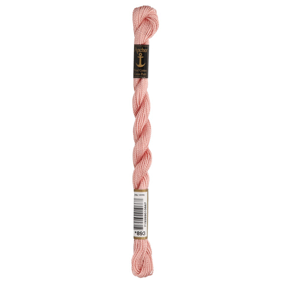 Anchor Pearl 5 Skein 5g (22m) Col.896 Pink