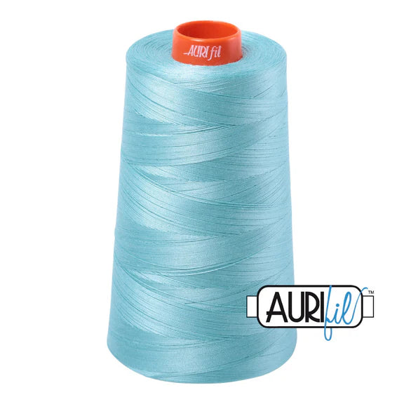 Aurifil 50 Light Turquoise 5006 5900m Cone