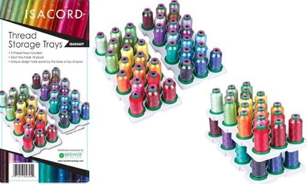 Isacord thread storage trays