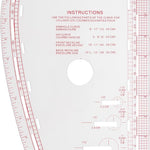 Sew Easy Curve Ruler for Knitters and Sewers. French Curves, Buttonhole Guides