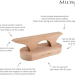 Millward Point Presser and Clapper Beech Wood