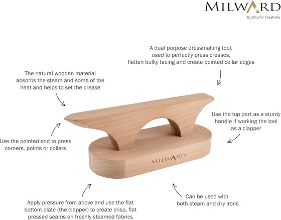 Millward Point Presser and Clapper Beech Wood