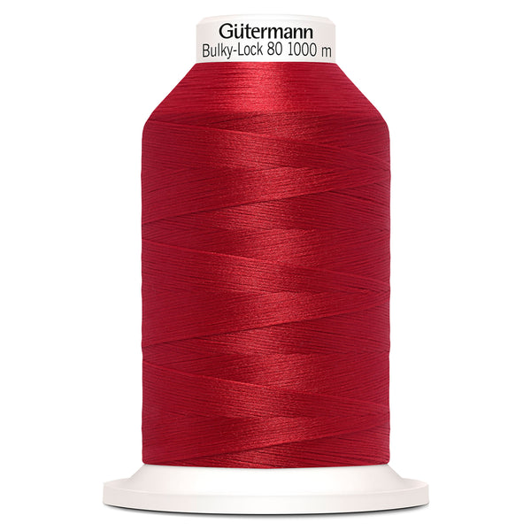 Gutermann Bulky Lock 80 156 Red 1000m Cone