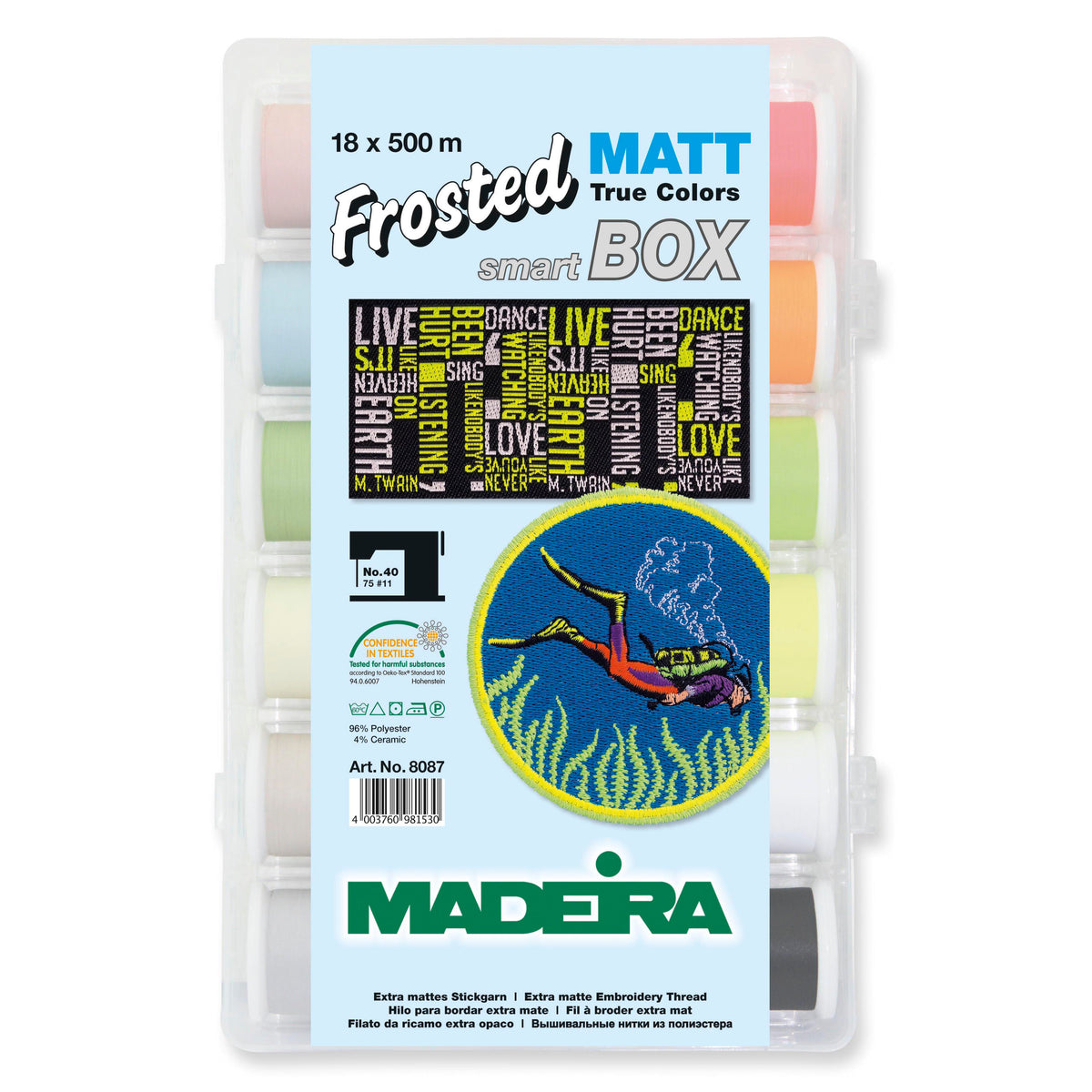 Madeira Frosted Matt Smart Box - 18 x 500m