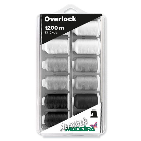 Madeira Aerolock Overlock Cone Box 12 x 1200m - Neutrals