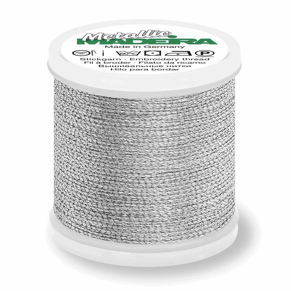 Madeira Metallic 12 31 Silver 40m Spool