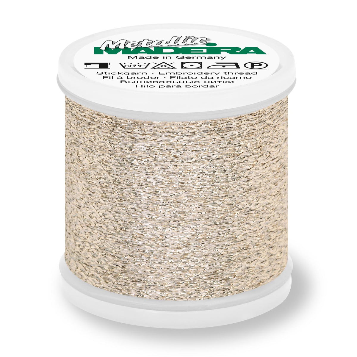 Madeira Metallic 40 22 White Gold 200m Reel