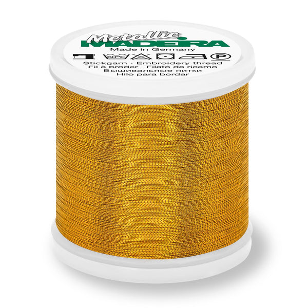 Madeira Metallic 40 326 Sultan Gold 200m Reel
