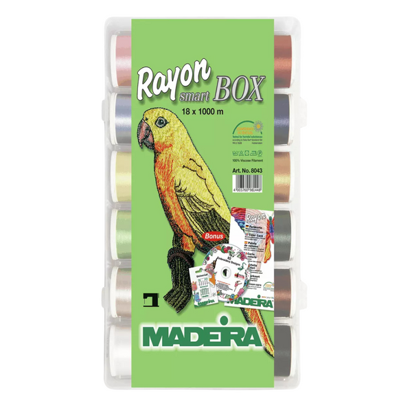 Madeira Smartbox 18 Reels x 1000m - Rayon 40