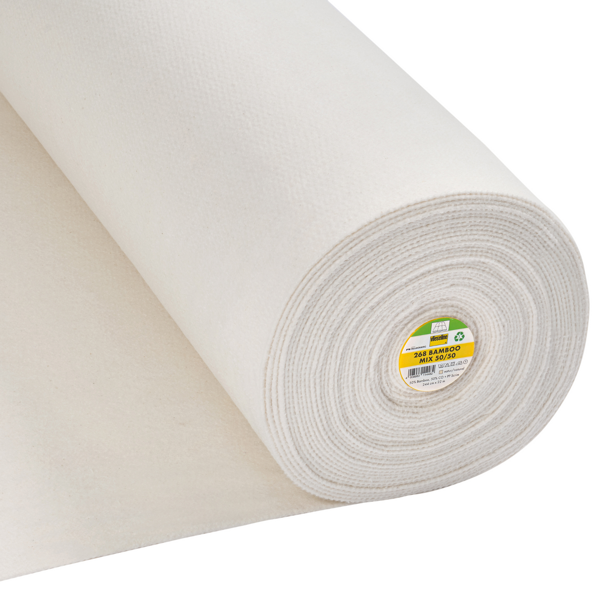 Vlieseline White Bamboo 268 Mix 50/50 Per Metre