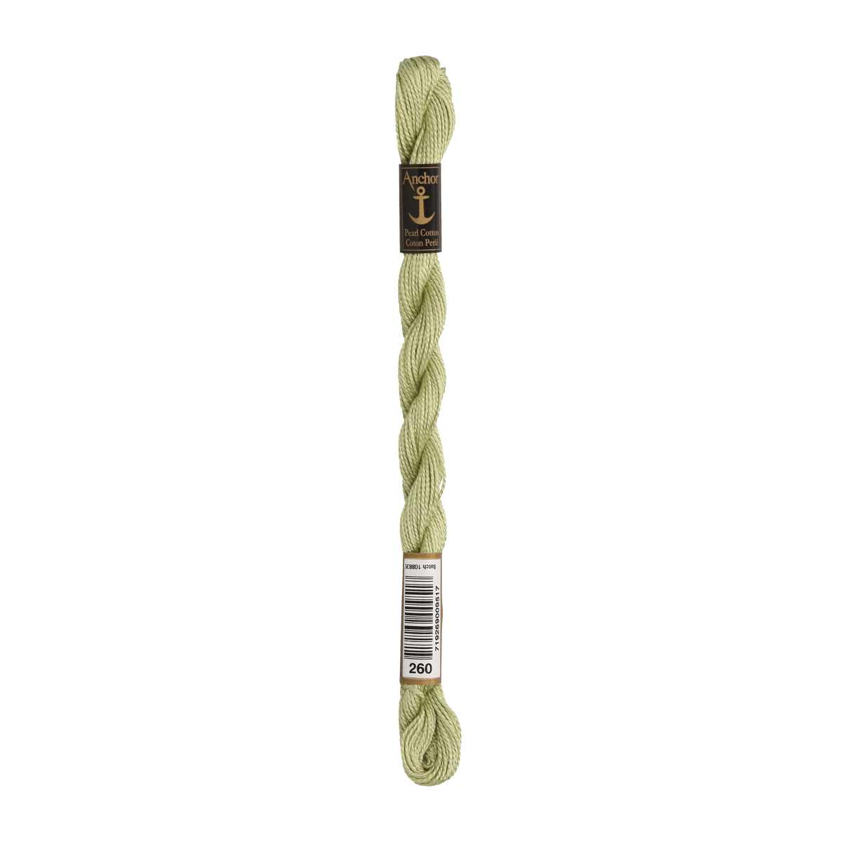 Anchor Pearl 5 Skein 5g (22m) Col.260 Green