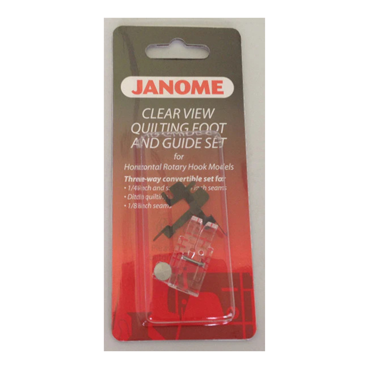Janome Foot - Clear View Quilting Foot & Guide Set - Genuine Part